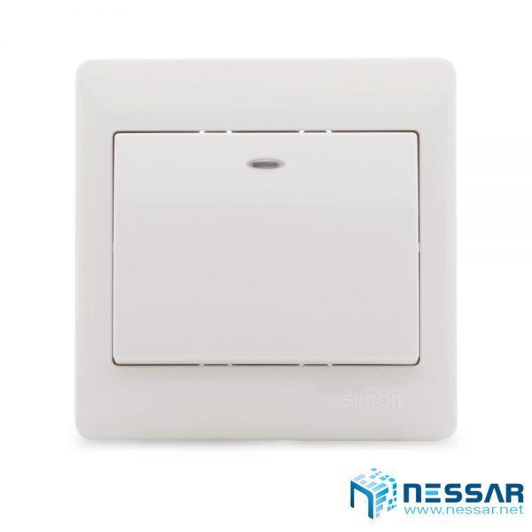 Simon Series 50 51011BD | Module công tắc đơn, một chiều có đèn LED