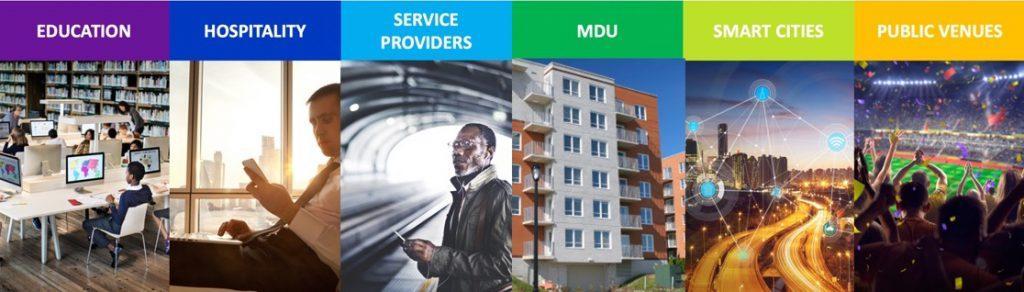 Ruckus Networks Key Verticals