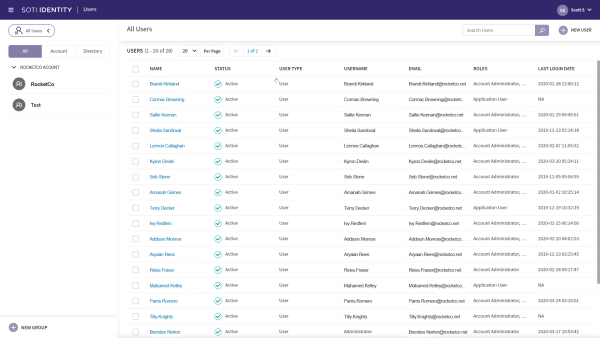 SOTI Identity Interface